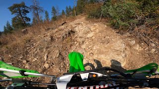 KLX300R Ripping 6th Gear Conquering Hillclimbs amp Exploring Trails Ep25 [upl. by Noislla]