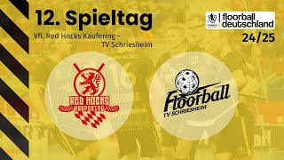 VfL Red Hocks Kaufering vs TV Schriesheim  12 Spieltag  1 FloorballBL Herren 2425 [upl. by Rap]