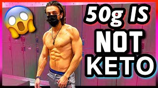 50g Carbs Per Day IS NOT KETOGENIC  Keto Foundations [upl. by Dorolice]