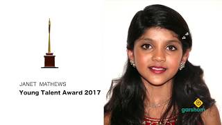 Janet Chethipuzha  Garshom  Young Talent Award 2017 [upl. by Nairrot]