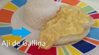 COMIDA PERUANA  Aji de Gallina Receta Facil [upl. by Melan550]