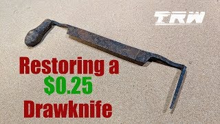 Restoring an Old Drawknife [upl. by Hanzelin]