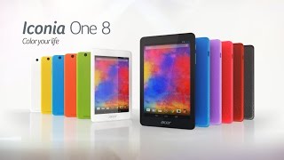 Acer Iconia One 8 tablet  Color your life Features amp Highlights [upl. by Otero121]