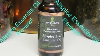 Allspice Essential Oil  Review [upl. by Norling]