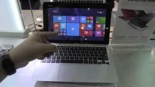 Asus Transformer Book T200 Hands On auf der Computex 2014 [upl. by Eibba]