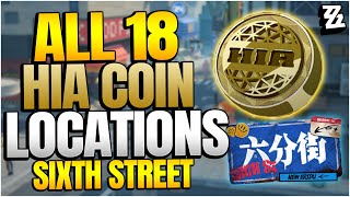 ALL 18 HIA Commemorative Coin Locations in Sixth Street 【Zenless Zone Zero】 [upl. by Girhiny]