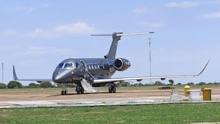 Decolagem do Embraer Praetor 500 PSIRS em Uberaba 241024 [upl. by Infield]