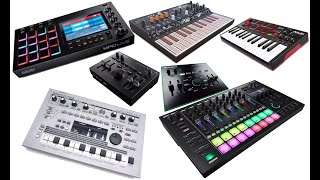 OG Groovebox MC303 vs New MC707 vs MPC Live vs Microfreak vs MPK mini play vs Roland VT4 amp VT3 [upl. by Aicenad]