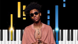 FKJ amp Masego  Tadow  Piano Tutorial [upl. by Justicz210]