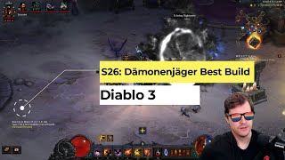 Diablo 3  Dämonenjäger Best Build für Season 26 Tower Patch 273 [upl. by Rodina]