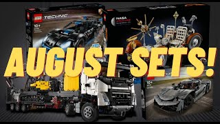 Lego Technic August  Full Set Details [upl. by Godfree44]