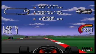 NewmanHaas Indy Car Featuring Nigel Mansell SNES  Arcade Full Season  Round 11  Loudon [upl. by Neerihs24]