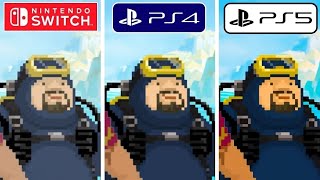 Dave the Diver Nintendo Switch vs PS5 vs PS4 Graphics Comparison [upl. by Phemia562]