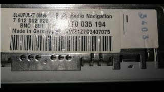 VW MFD 2 Radio Code [upl. by Bamby]