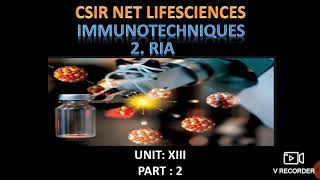 RADIO IMMUNO ASSAY RIA PART2 [upl. by Taddeusz219]