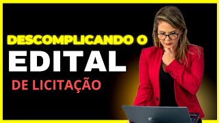 Como analisar um EDITAL corretamente e ganhar LICITAÇÕES [upl. by Triplett]