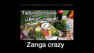 TADJINE ZITOUNE A LA ZANGA CRAZY طاجين الزيتون زنقة كرازي [upl. by Annahgiel]