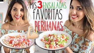 MIS ENSALADAS PERUANAS FAVORITAS Y NUTRITIVAS [upl. by O'Hara279]