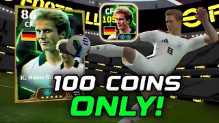 Trick To Get Epic Germany  105 rated Rummenigge O Kahn  eFootball 2025 Mobile [upl. by Gavin]