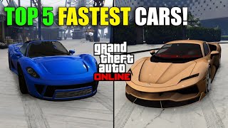 TOP 5 FASTEST CARS IN GTA 5 ONLINE  2024 Old Gen [upl. by Wooldridge]