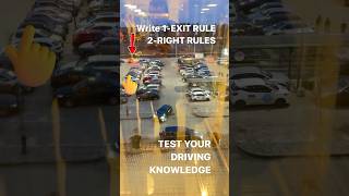 EXIT RULES OR RIGHT RULES körkort key2dl drivingtest [upl. by Netsrek]