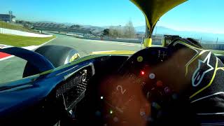 Daniel Ricciardos First Lap in a Renault  Visor Cam  F1 Testing 2019 [upl. by Llenoil]