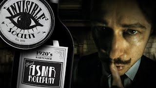 Secret Society Bartender ASMR Roleplay 1920s  Whispered Invisible Sounds [upl. by Barny]