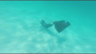 Swimming at Luskentyre Isle of Harris [upl. by Drannel132]