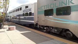 Metrolink 325 Claremont To LA Union Station Hyundai Rotem Cab Car 694 and Mp36 896 9162024 [upl. by Ettenaj164]