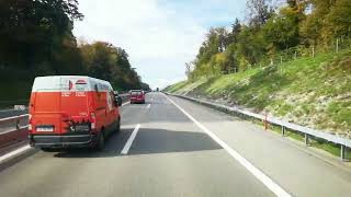 Iveco Stralis 570 XP POV 4K Winterthur nach Zug Baar Cham Altbüron und zurück nach SH 7Tei [upl. by Bandler]