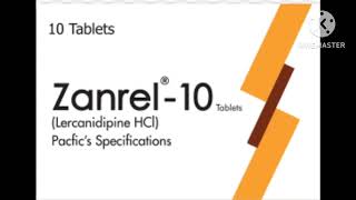 Zanrel Lercanidipinetablet Uses I dosageside Effects in Hindi [upl. by Chien]