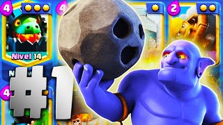 ¡¡GLOBO  LEÑADOR  BOWLING IMPARABLE Clash Royale Evolución [upl. by Afatsom]