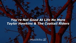 Youre not good at life no more  Taylor Hawkins amp The Coattail Riders Lyrics  Musiklks☠️ [upl. by Markos447]