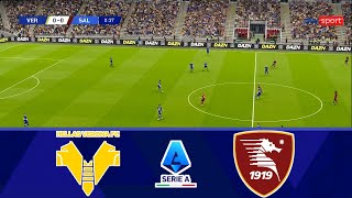 HELLAS VERONA VS SALERNITANA  SERIE A 20232024  FOOTBALL LIFE 2023 [upl. by Patman]