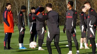 Maguire and Martinez WELCOMED BACK  Ruben Amorim LEADS Man Utd training ahead of BodoGlimt clash [upl. by Etterb]