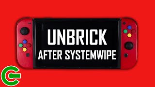 HOW TO UNBRICK THE NX AFTER DOING THE SYSTEMWIPE [upl. by Potter97]