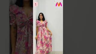 HUGE MYNTRA MAXI DRESSES HAUL 😍 Vacation Dresses Beach Outfits Trip Dresses Birthday Dresses [upl. by Lefkowitz135]