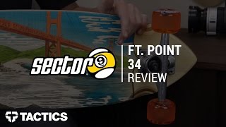 Sector 9 Ft Point 34quot Complete Longboard Review  Tactics [upl. by Une]