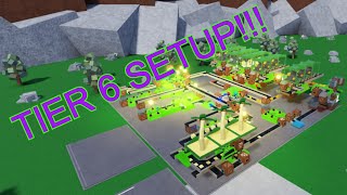 Factory Simulator Tier 6 Setup Tour Factory Simulator [upl. by Sternlight]