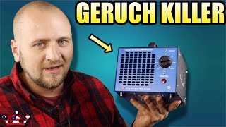 🔴GESTANK UND GERÜCHE ENTFERNEN MIT OZON  💯⚠️🙀 Profi Gerät [upl. by Halihs225]