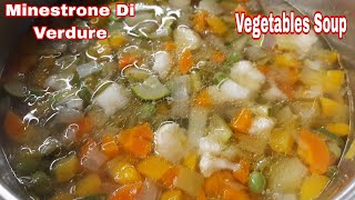 Vegetables Soup RecipeMinestrone Di Verdure [upl. by Ahtrim135]