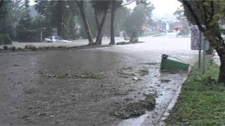 Eltham Flood Railway washed away Xmas 2011 [upl. by Ave]