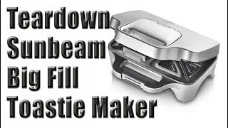 Teardown Sunbeam Big Fill Toastie Maker GR6250 [upl. by Sammie]