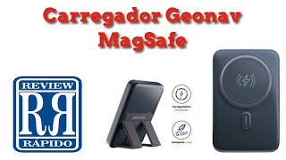 88 Carregador 10000mA Geonav MagSafe PB10MAGSG  Review Rapido [upl. by Fasta]