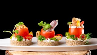 Stuffed tomatoes – let your imagination run wild Finger foods easy recipe [upl. by Rand143]