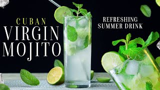 Virgin Mojito Recipe  The Best Cuban Virgin Mojito  Mocktail  Summer Drink [upl. by Novahs518]