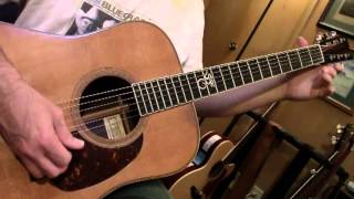 Bluegrass Guitar Lesson 1  G C and D [upl. by Ymarej]