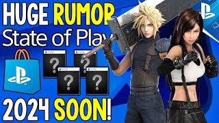 NEW PlayStation STATE OF PLAY 2024 Big RUMOR [upl. by Yuh]