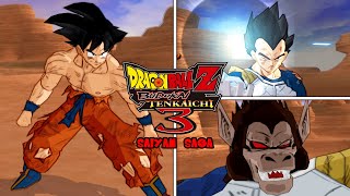 Dragon Ball Z Budokai Tenkaichi 3  Story Mode Saiyan Saga 1080p60 [upl. by Relluf67]