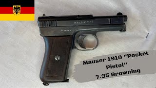 Mauser 1910 Pocket Pistol [upl. by Clo]